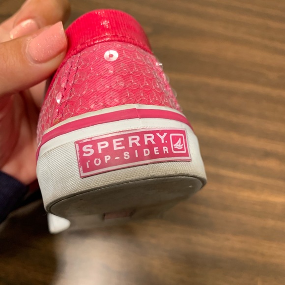 Pink Sequin Sperry - Picture 6 of 7